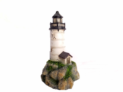 Грот Маяк  белый 6,7*6*10,6 см